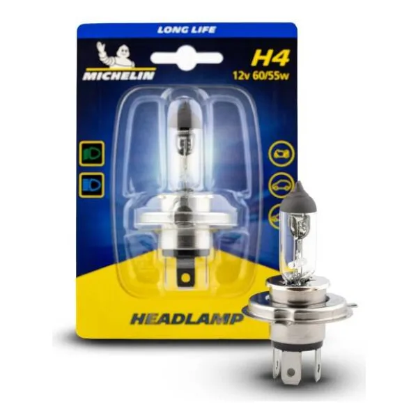 Michelin MC32248 12 V 60/55 W H4 Halojen Oto Ampul