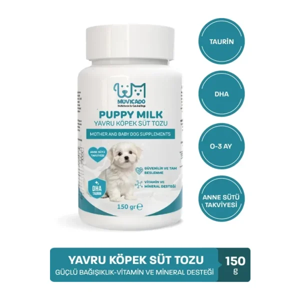 Muvicado Yavru Köpek Süt Tozu Puppy Milk Hamile Anne Ve Yavru Köpekler İçin Mama