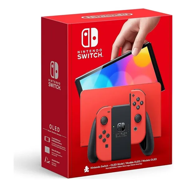 Nintendo Switch OLED Mario Red Edition Oyun Konsolu