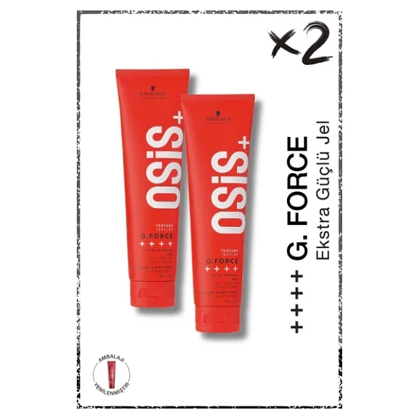 Osis G. Force Güçlü Tutuculuk Şekillendirici Jöle 150ml x 2ADET