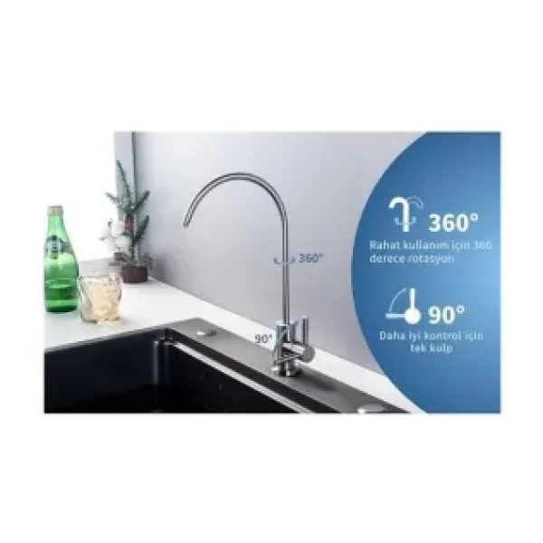 Paslanmaz Çelik Su Arıtma Cihazı Musluğu - Inox Su Arıtma Cihazı Musluğu