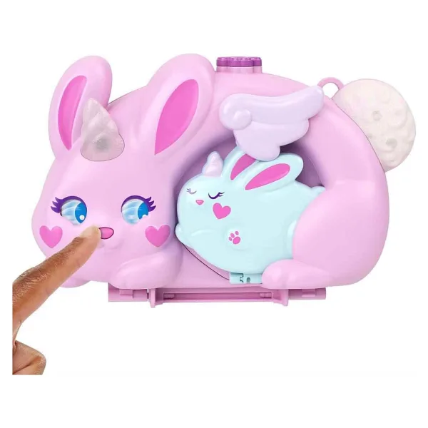 Polly Pocket 2'si 1 Arada Tavşancıklar Mini Oyun Seti JFT88