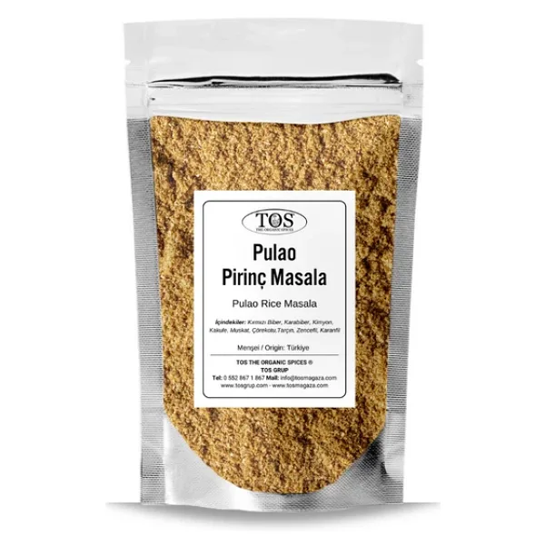 Pulao Pirinç Masala 100 gr (1. Kalite)