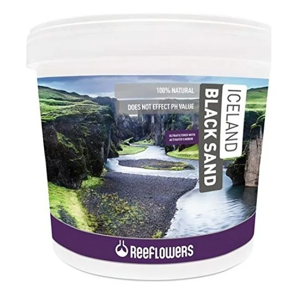 ReeFlowers Iceland Black Sand 1-2 mm 25 kg Siyah Kum