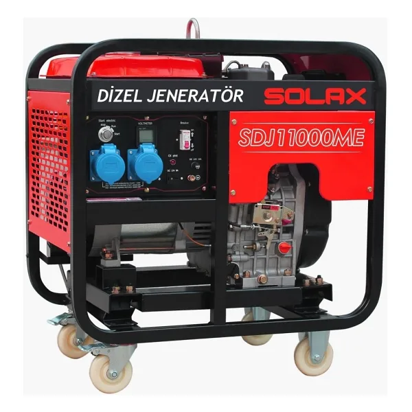 Solax SDJ 11000ME Dizel Monofaze Marşlı Jeneratör