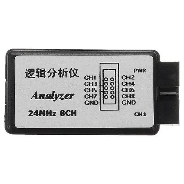 USB Lojik Analizör 24MHz 8 Kanal Logic Analyzer