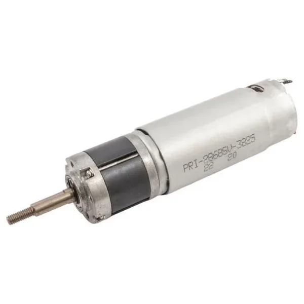 12V 1000RPM 28mm Planet Redüktörlü DC Motor - Vidalı Milli