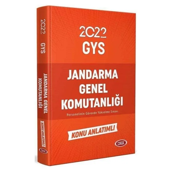 2024 GYS Jandarma Genel Komutanlığı Konu Anlatımlı Data Yayınları