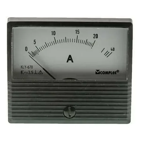 20A Analog Ampermetre - Panel Tipi Ölçü Aleti KLY-T670