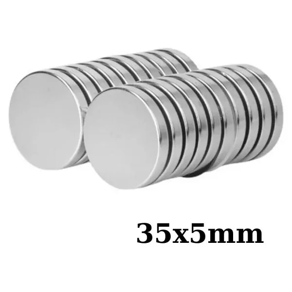 35x5mm Neodyum Güçlü Mıknatıs - Neodim Magnet