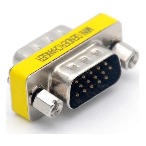 Alfais 4631 Vga Erkek Erkek 15 Pin Çevirici Dönüştürücü Adaptör Konnektörü