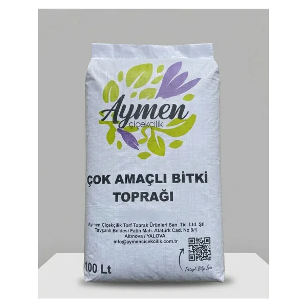 Aymen Çiçekçilik 100 Litre Bitki Toprağı Ithal Torf Cocopeat Ponza Özel Karışım Çiçek ve Saksı Harcı