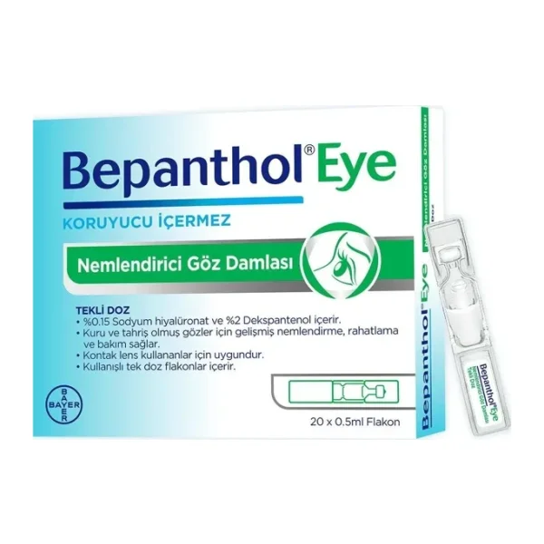 BepantholEye Nemlendirici Göz Damlası Tekli Doz 20x0.5ml