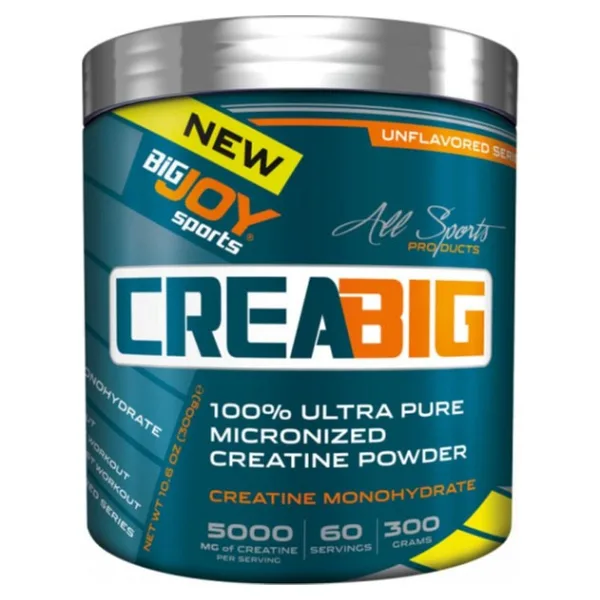 Bigjoy Sports Creabig Powder 300 GR Aromasız Ultra Saf Mikronize Kreatin Tozu