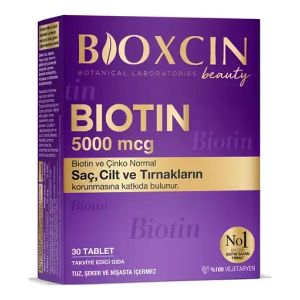 Bioxcin Biotin 5000 mcg 30 Tablet