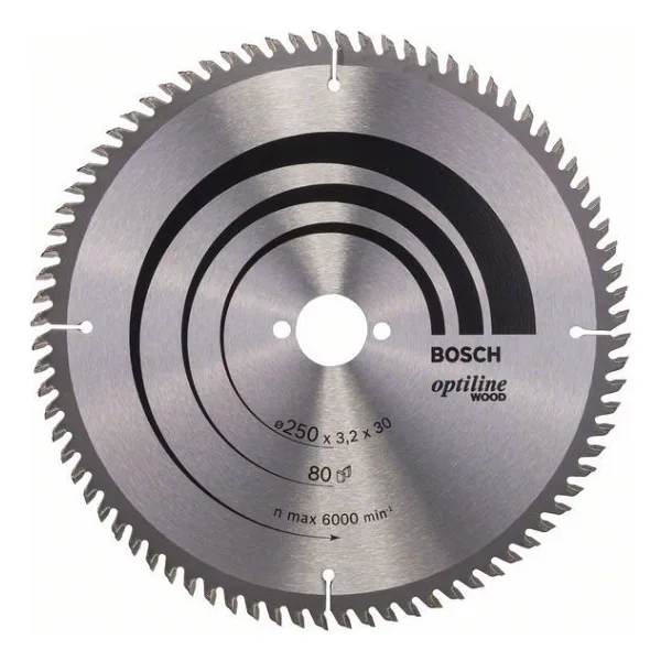 Bosch Optiline Wood 2608640660 250x30 mm 80 Diş Daire Testere Bıçağı