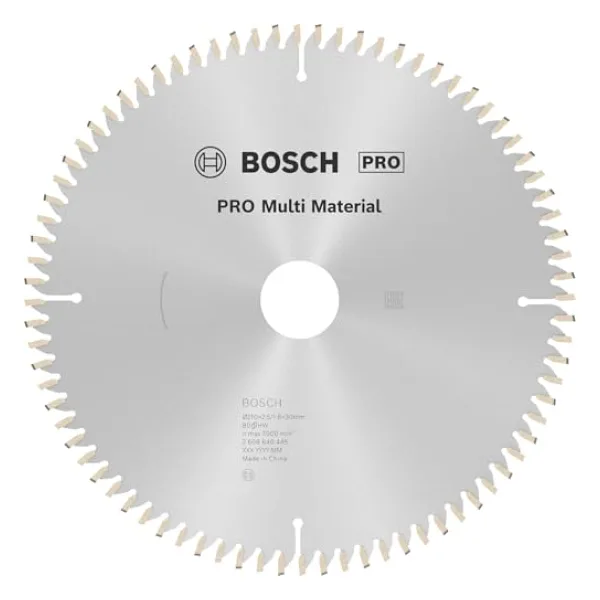 Bosch Professional Çok Amaçlı Daire Testere Bıçağı, 210 mm Kesme Çapı, Gri, 1 Adet