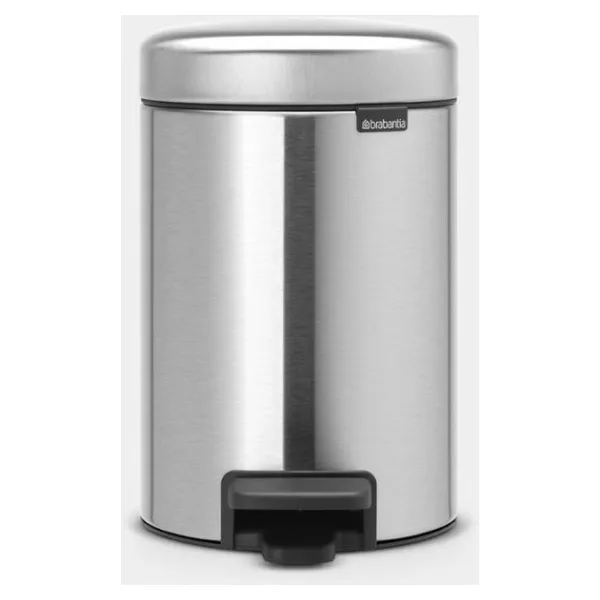 Brabantia Newicon Matt Steel 3 lt Pedallı Çöp Kovası