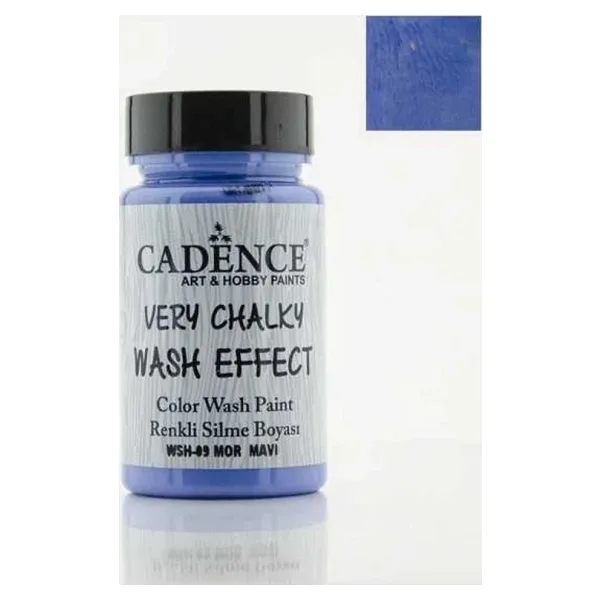 Cadence Wash Effect Renkli Silme Boyası 90 Ml. 09 ÇELİK MAVİ
