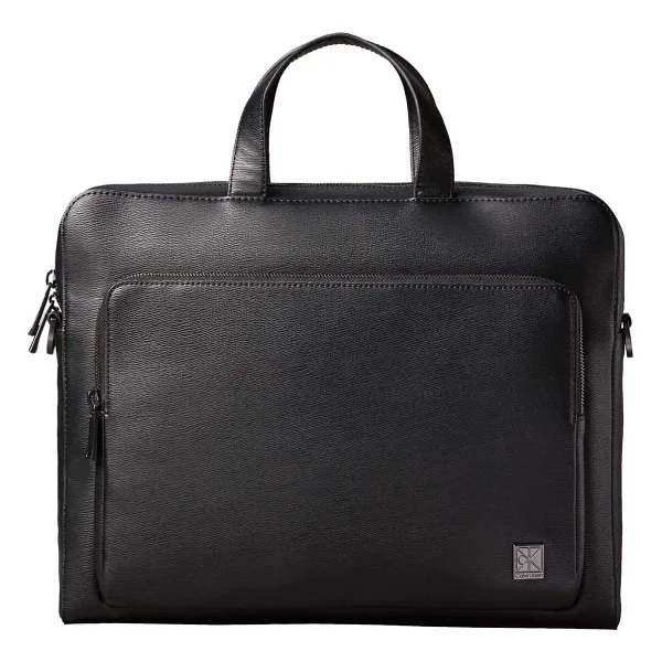 Calvin Klein Siyah Erkek Laptop Çantası EMBLEM HW COMMUTER
