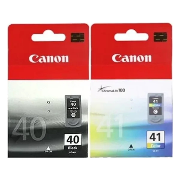 Canon PG-40+CL-41 Renkli + Siyah 2'li Set Kartuş