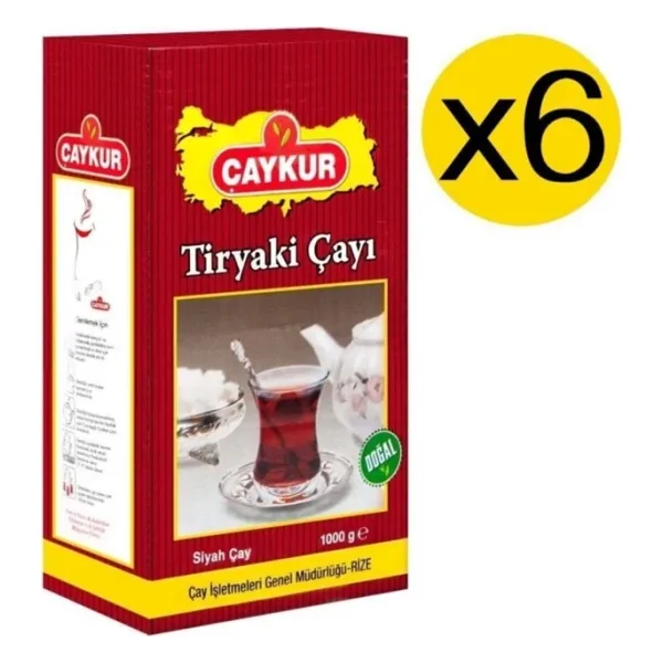 Çaykur Tiryaki 1 kg 6'lı Çay
