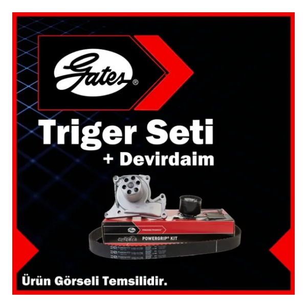 Gates Vw Polo V 1.0 / 1.2 / 1.4 Tsı Triger Seti Devirdaimli 2014-2017
