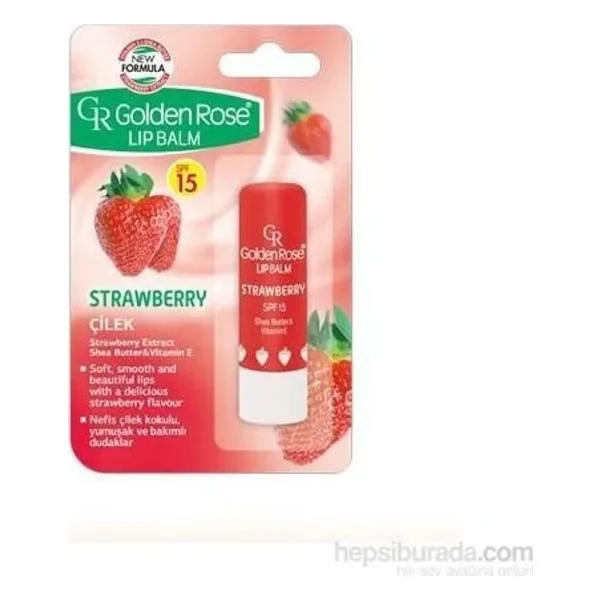 Golden Rose Lip Balm Spf 15 Çilek