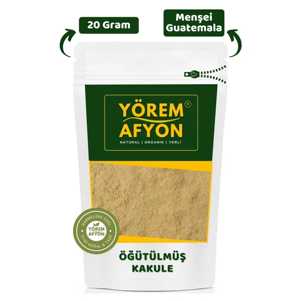 Gülçehre Yörem Afyon Meşhur Guatemala Menşeili Yüksek Kaliteli Öğütülmüş Kakule Tozu (Elettaria Cardamomum) 20GR. - 20 gr