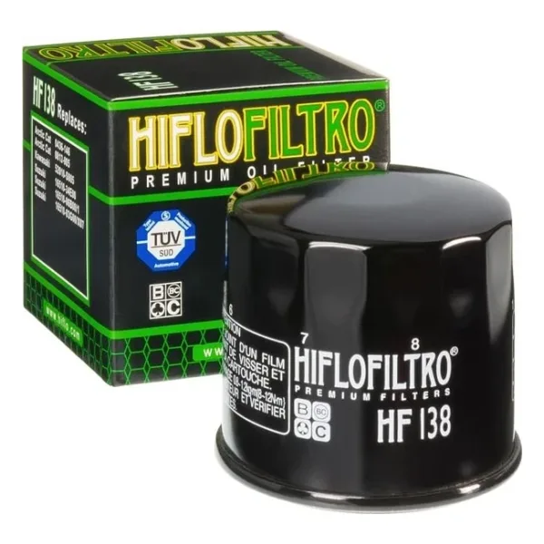 HF138 HIFLO filtre 2002-2016 Suzuki Burgman AN 650 yağ filtresi