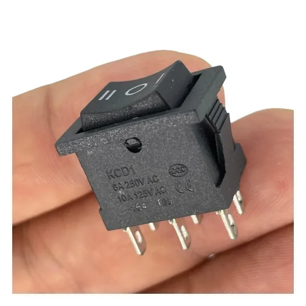 IC-123-6 Mini Işıksız Anahtar On-Off-On 6P