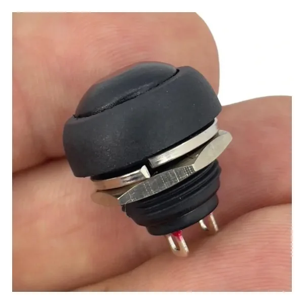 IC-184 Siyah Plastik Push Buton 12mm PBS-33B