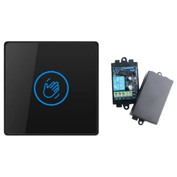 K83 Siyah Wireless Otomatik Kapı Temassız El Sensörü
