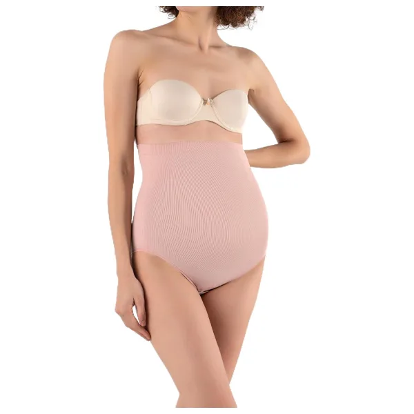 Kanz Yüksek Bel Çıtçıtlı Hamile Slip PEMBE S-M