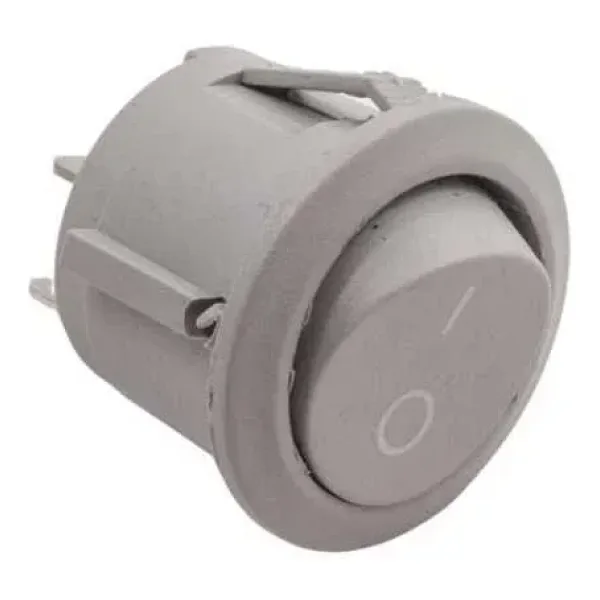KCD1-2 ON-OFF Anahtar 2 Pin Gri