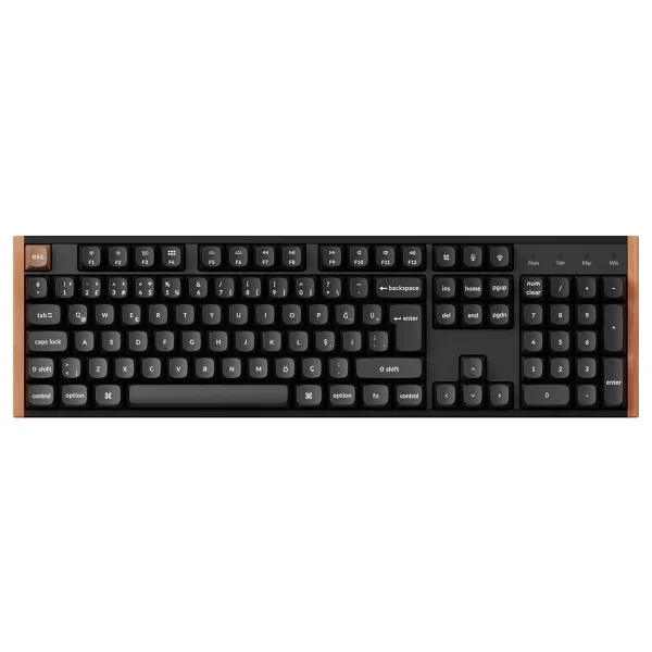 Keychron K10 HE Special Edition K10H-F1 Siyah RGB Magnetic Nebula Switch Kablolu/Kablosuz Mekanik Oyuncu Klavyesi