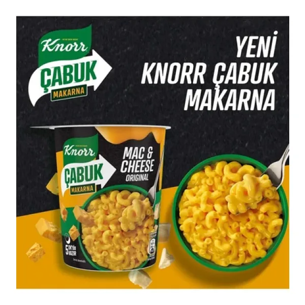 Knorr ÇABUK MAC&CHESSE POT 65GR x 1 Adet