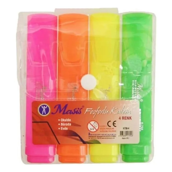 Masis Fosforlu Kalem 4'lü Set