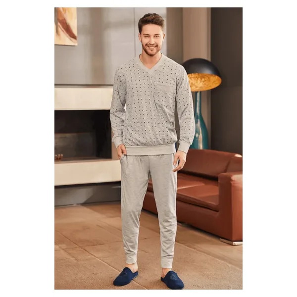 Mecit 2757 Büyük Beden Erkek Pijama Takımı