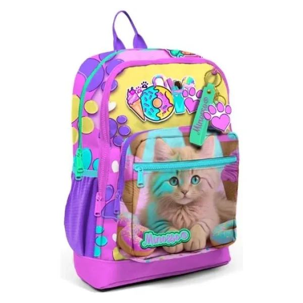 Minosso Kedi Desenli Kız Çocuk İlkokul Sırt Çantası 1001