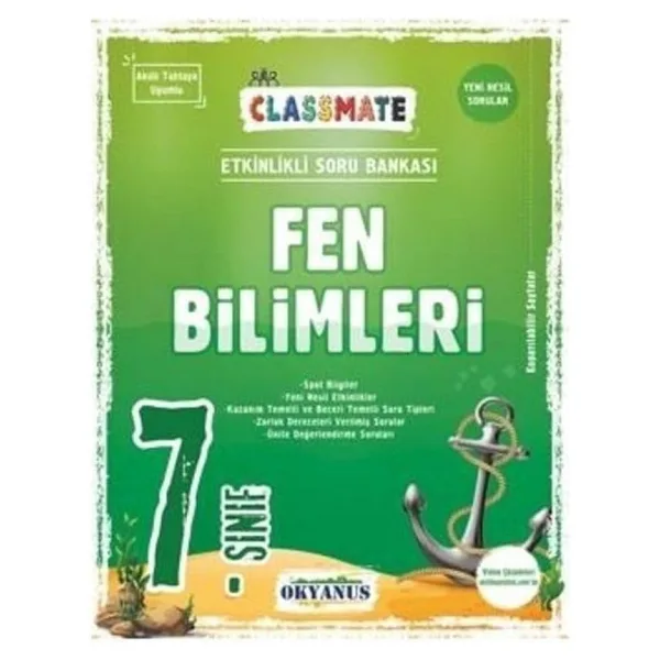 Okyanus Yayıncılık 7. Sınıf Classmate Fen Bilimleri Soru Bankası