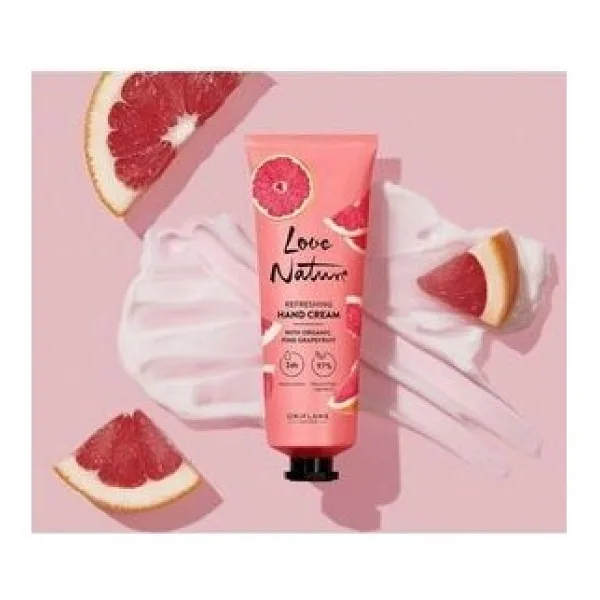 Oriflame Love Nature Organik Pembe Greyfurt Içeren Canlandırıcı El Kremi