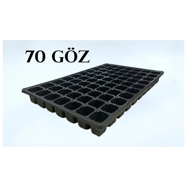 Öz-Ka 70 Göz Kısa Fide Viyolü Fidelik Fide Kabı (Adet Seçiniz) - 75 ADET