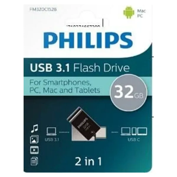 Philips FM32DC152B/00 32 GB USB 3.1 Flash Bellek