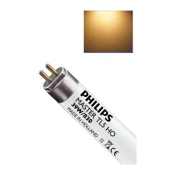 Philips Master TL5 HO 39W/830 T5 Floresan Ampul Sarı 3000K (85 CM)