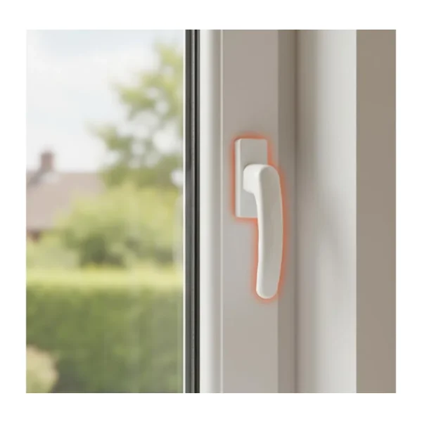 Pimapen PVC Pencere Kolu - Plastik - Beyaz - Model 2 - (2 Adet)