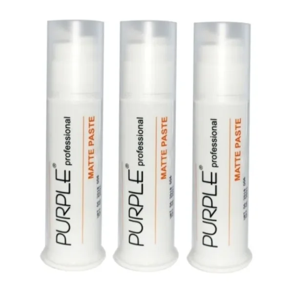 Purple Matte Paste Mat Şekillendirici Wax 100 ml 3 Adet