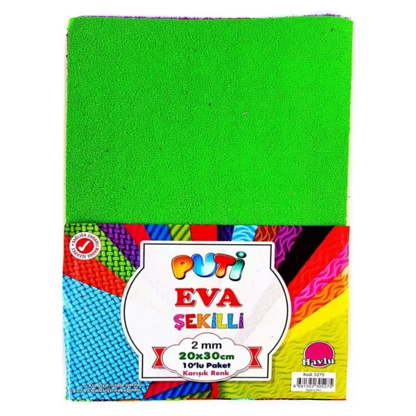 Puti A4 Havlu Eva 10Lu Karışık Renk