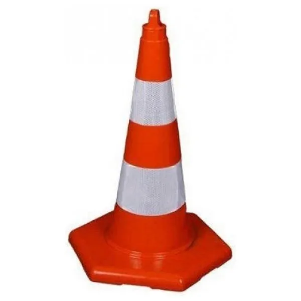 Pvc Trafik Konisi 75 Cm Reflektörlü