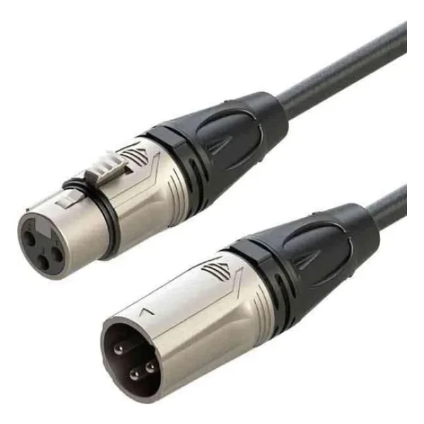 ROXTONE RX-K12102 2 METRE XLR ERKEK - XLR DİŞİ MİKROFON KABLOSU